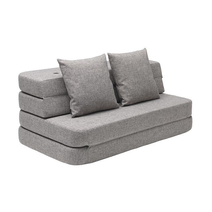 Foldesofa, Multi grey w. grey