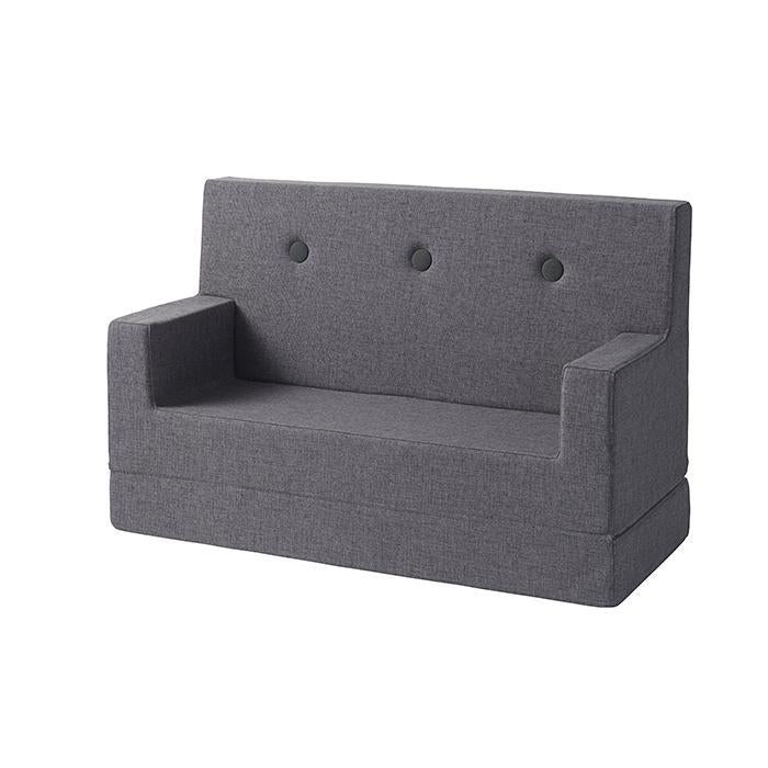 Kindersofa, Blau Grau w. Grau