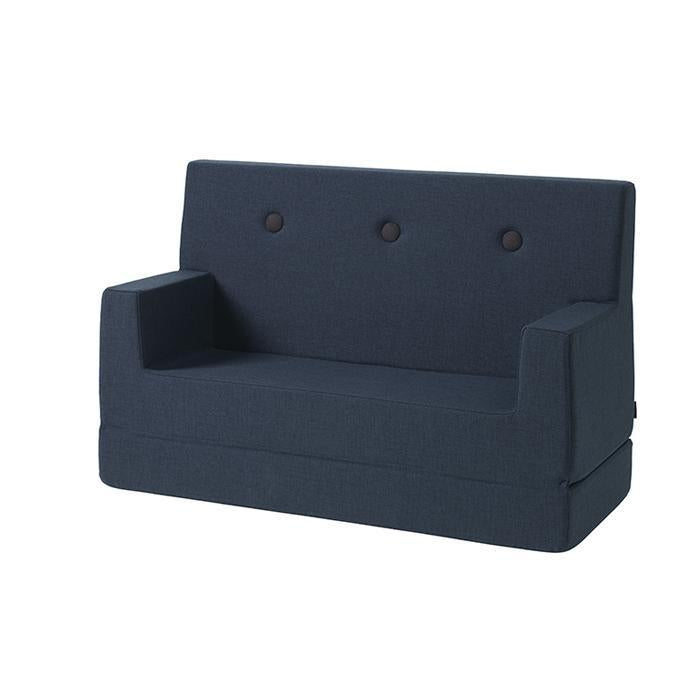 Kindersofa, Dunkelblau w. Schwarz