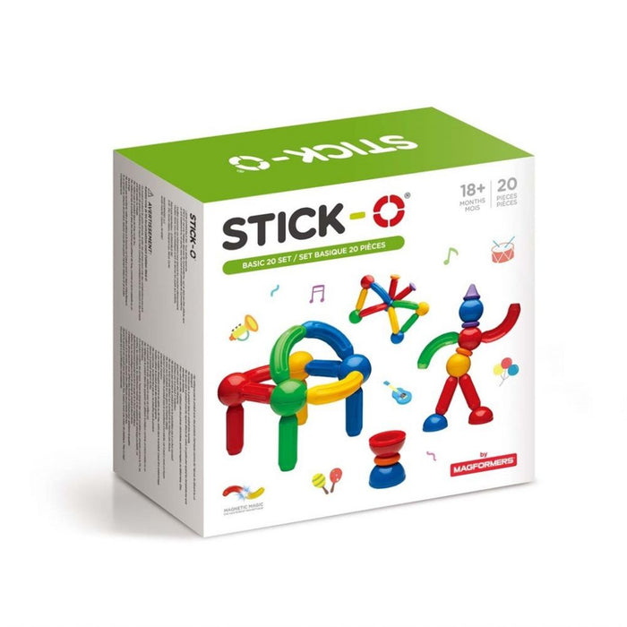 Magformers Stick-O Basic, 20 Sätze