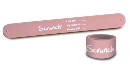 Armband mit Namen, rosa