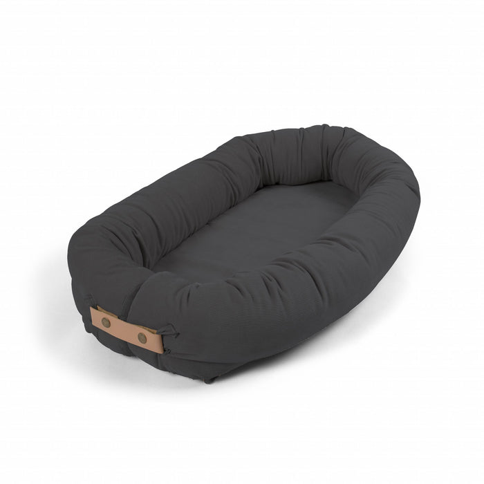 Babynest, Samt - Stone Grey