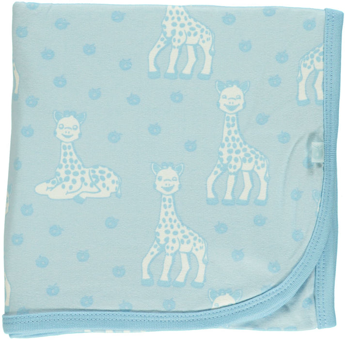 Babydecke mit Sophie la Girafe, blau