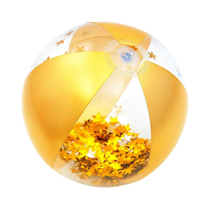 Wasserball, Gold mit Glimmer