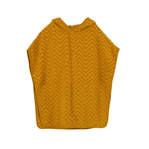 Bade poncho, golden mustard