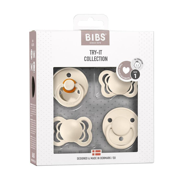 BIBS Try-it Kollektion 4er Pack. - Elfenbein (Größe 1)