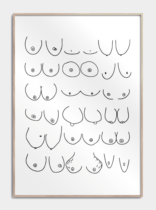 Boobies Poster nr. 1, M (50x70, B2)