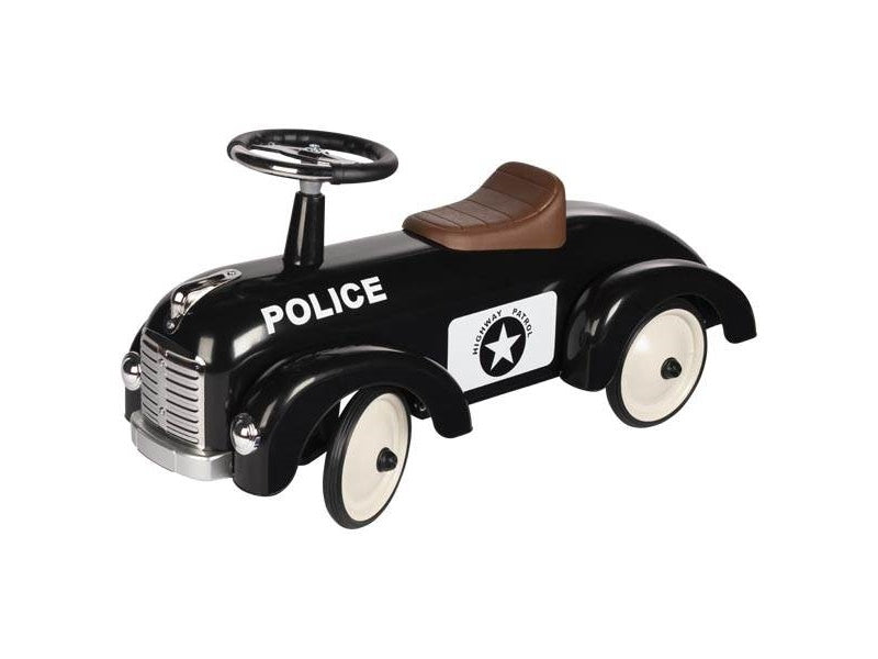 Walk-Car in Metall - Polizeiauto