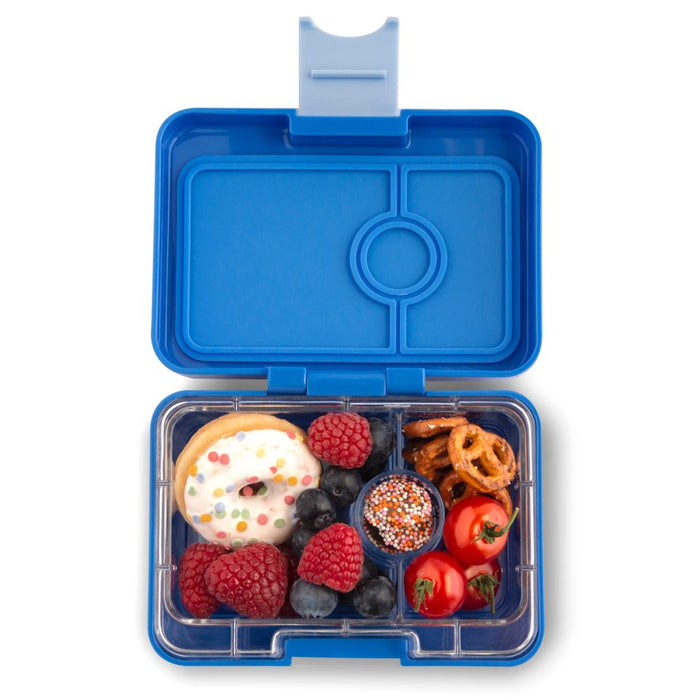 Yumbox Brotdose, Mini-Snack (3 Fächer) - Jodphur Blue (Lieferung: Woche 6) 