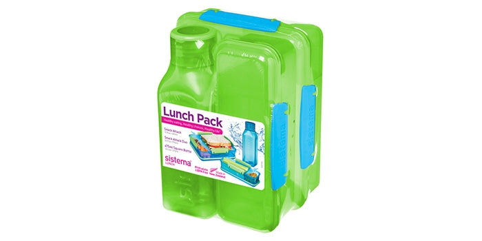 Lunchpaket-Set, 3 Packungen - Grün