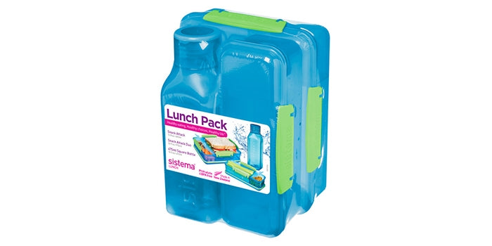 Lunchpaket-Set, 3 Packungen - Blau