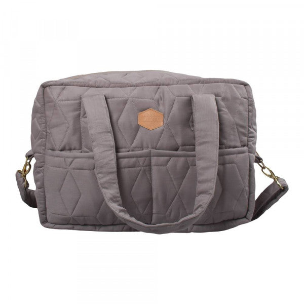 Wickeltasche, quilt dark grey