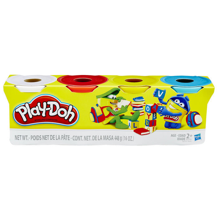 Play-Doh, 4 Eimer - Klassische Farben