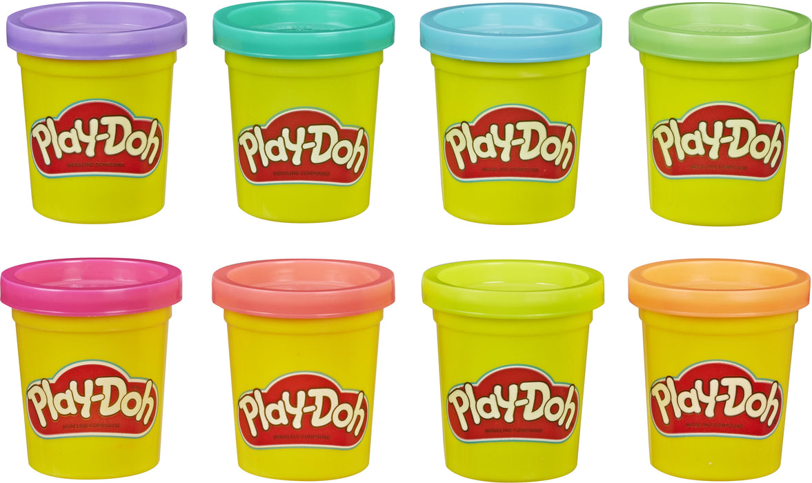 Play-Doh - Neon Paket mit 8 Eimern