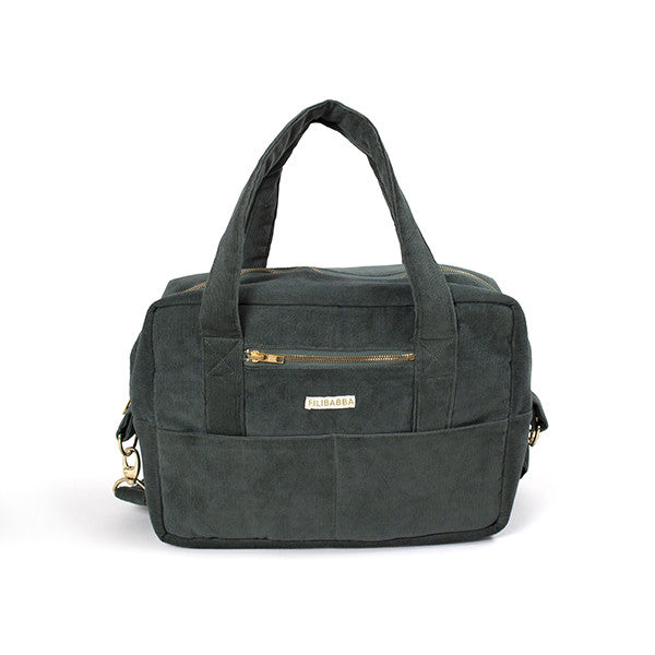 Wickeltasche, Pine Green (Samt)