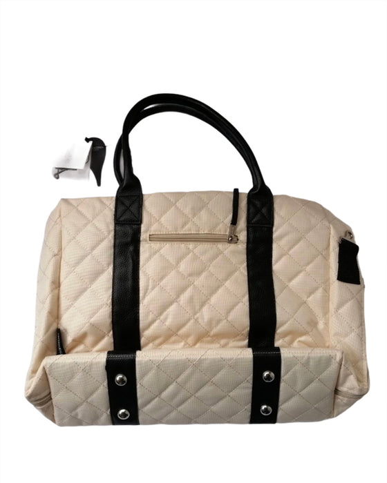 Wickeltasche, hell beige