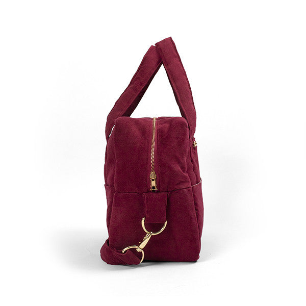 Wickeltasche, Deeply Red (Samt)