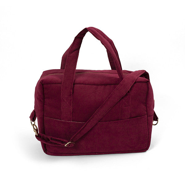 Wickeltasche, Deeply Red (Samt)