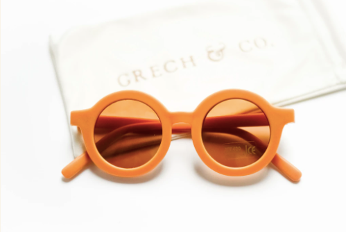 Nachhaltige Kinder Sonnenbrille, golden