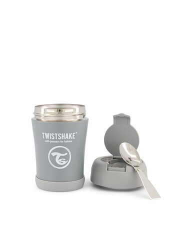 Thermos Lebensmittelaufbewahrung - Pastellgrau (350 ml)