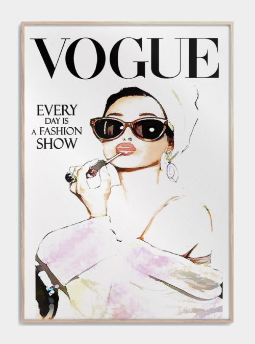 Vogue cover No2 Poster, S (29,7x42, A3)