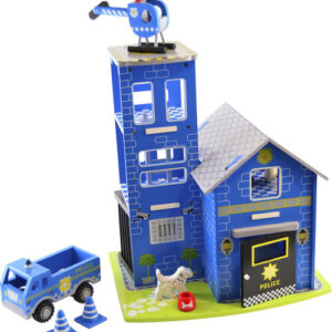 Polisstation med tillbehör